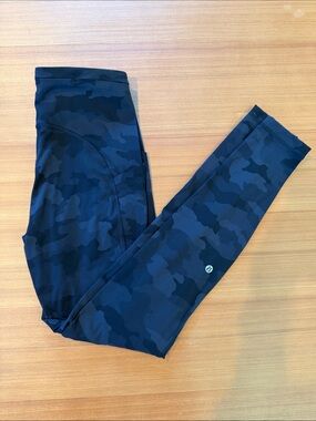 lululemon athletica black Camo Leggings